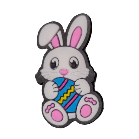 "Easter bunny hugging a Egg 6" Jibbit