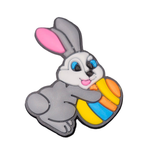 "Easter bunny hugging a Egg 4" Jibbit