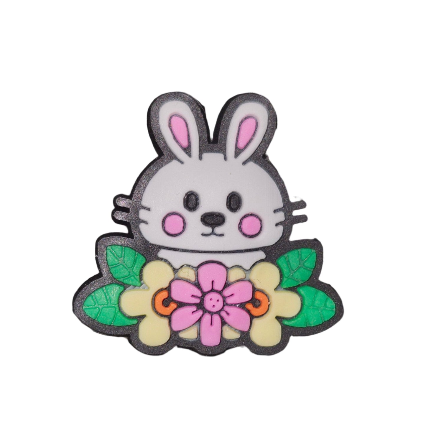 "Easter Bunny with a Flower 2" Jibbit