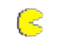 "Pac-Man pixelated" Jibbit