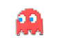 "Blinky Pac-Man Ghost pixelated" Jibbit